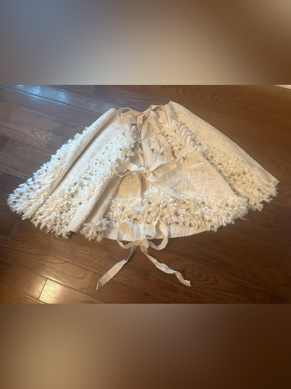 NWT Anthropologie All Roads tree skirt